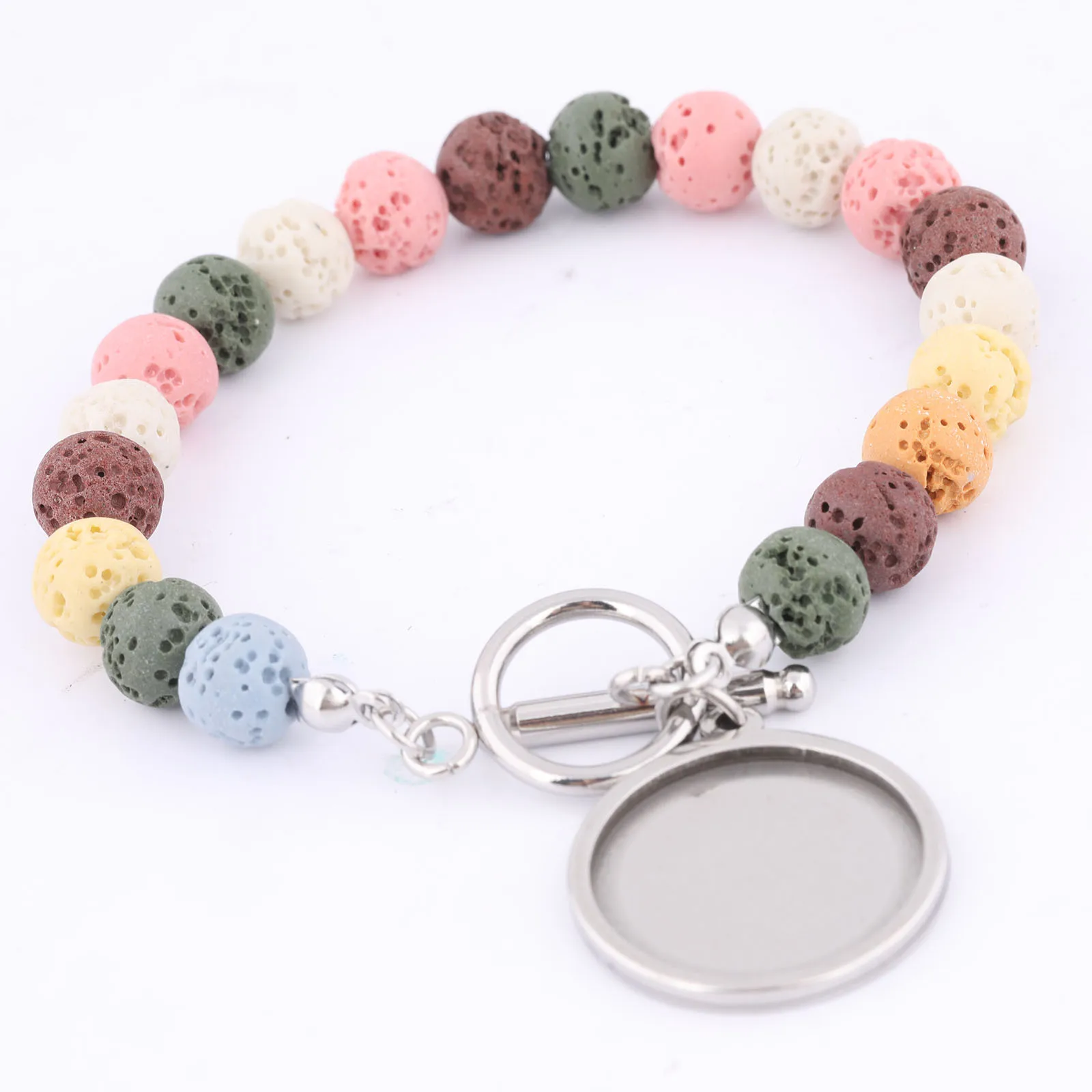 2pcs Lava Beads Bracelet Base Blanks Fit 20mm Cabochon Setting Bezels Stainless Steel Diy Jewelry Making Accessories
2pcs Lava Beads Bracelet Base Blanks Fit 20mm Cabochon Setting Bezels Stainless Steel Diy Jewelry Making Accessories