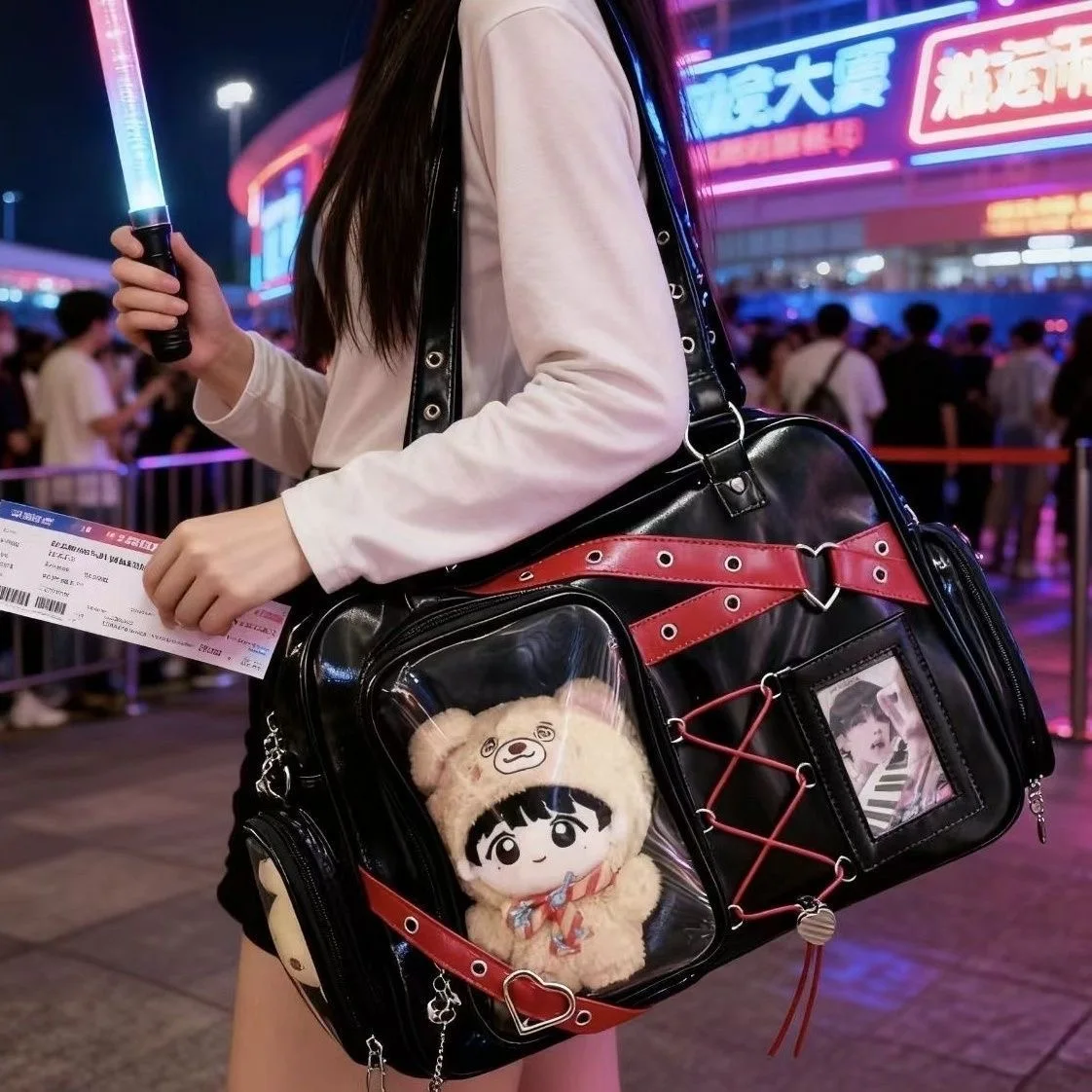 Women's bag shoulder bag ita bag y2k accessories Doll bag Female bags crossbody bags transparent bag itabag large capacity
Women's bag shoulder bag ita bag y2k accessories Doll bag Female bags crossbody bags transparent bag itabag large capacity