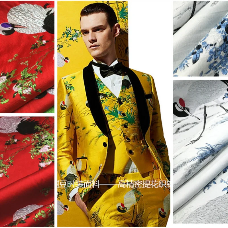 Location Fashion Jacquard Fabric Autumn Winter Crisp Jacket Polyester Fabrics Cloth Diy Sewing by the Meter
Location Fashion Jacquard Fabric Autumn Winter Crisp Jacket Polyester Fabrics Cloth Diy Sewing by the Meter