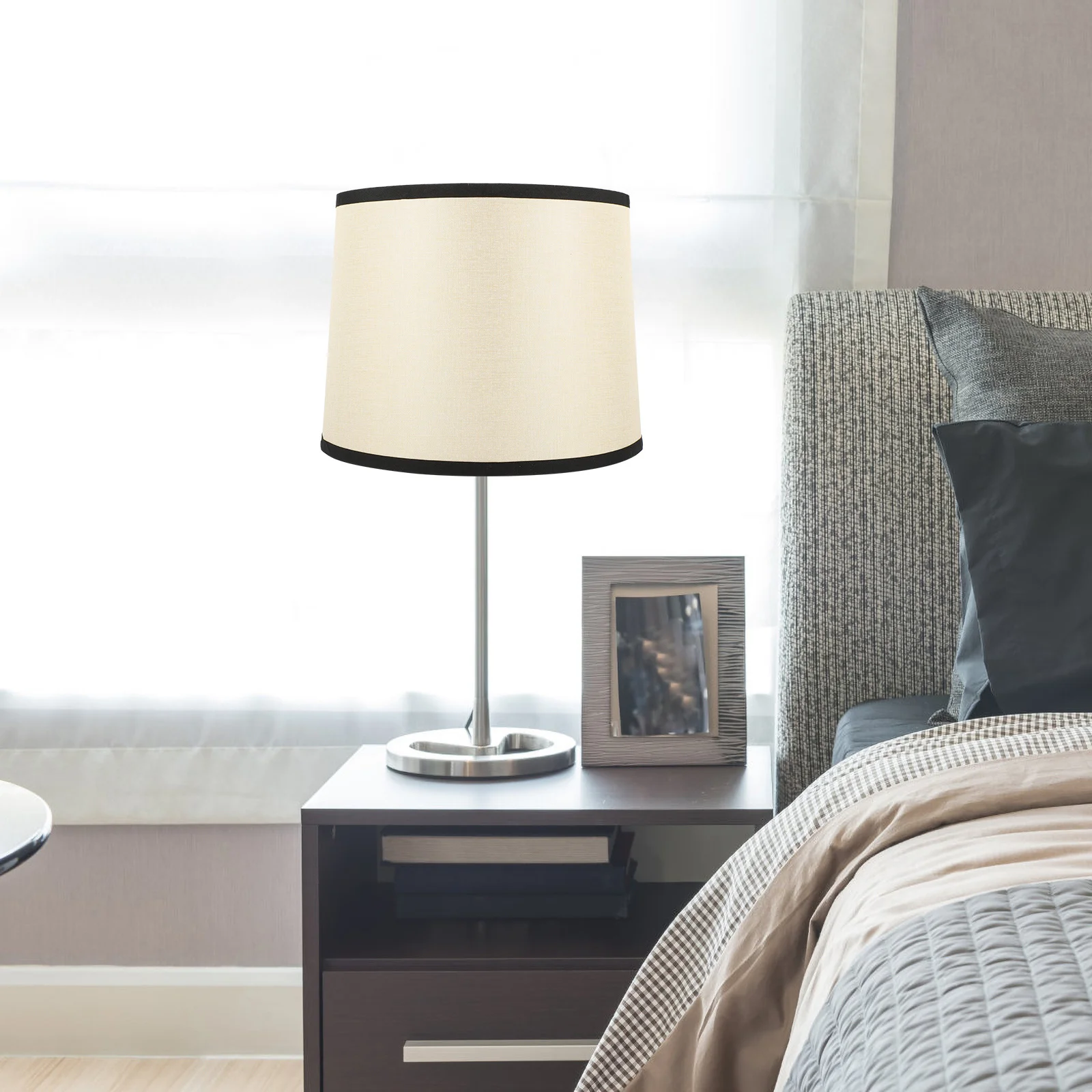 Round Cloth Lamp Shade Replacement For Floor Lamp Home Bedroom Study Decorative Fabric Light Cover Modern Lampshade
Round Cloth Lamp Shade Replacement For Floor Lamp Home Bedroom Study Decorative Fabric Light Cover Modern Lampshade