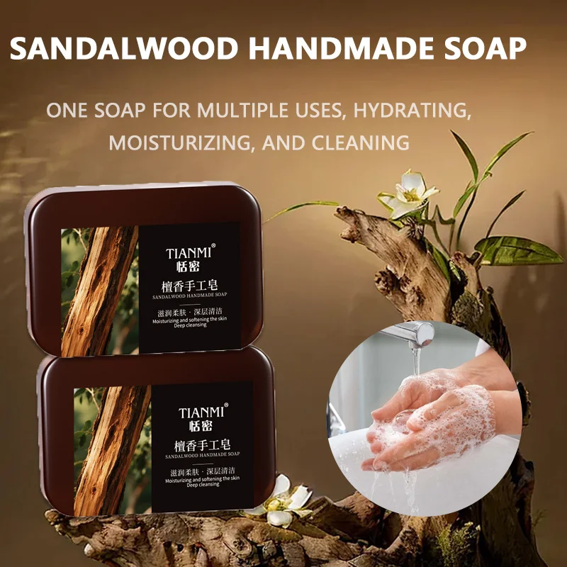 2 шт. Мыло ручной работы с сандаловым деревом, богатое экстрактом сандалового дерева и глицерином, глубоко очищающее, увлажняющее.
2 шт. Мыло ручной работы с сандаловым деревом, богатое экстрактом сандалового дерева и глицерином, глубоко очищающее, увлажняющее.