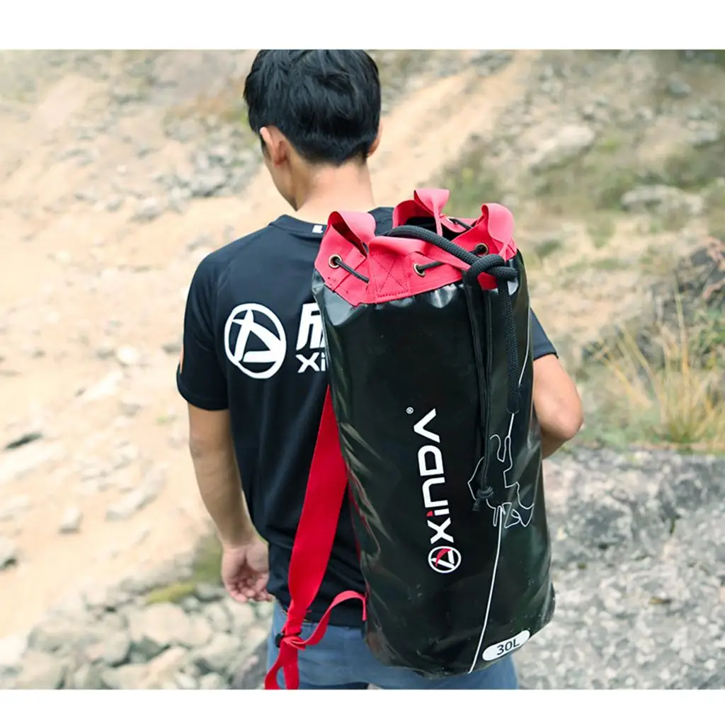 Rope Climbing Drawstring Pouch Bag Waterproof PVC Outdoor Rope Carrier and Backpack for Camping Mountaineering and Hiking
Rope Climbing Drawstring Pouch Bag Waterproof PVC Outdoor Rope Carrier and Backpack for Camping Mountaineering and Hiking