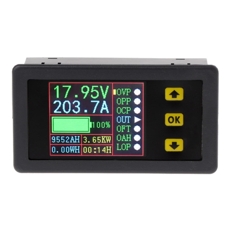 Amperages Power Capacity Amps-Hour Watt-Hour for Time Multimeter Digital Current AH Drop Shipping
Amperages Power Capacity Amps-Hour Watt-Hour for Time Multimeter Digital Current AH Drop Shipping