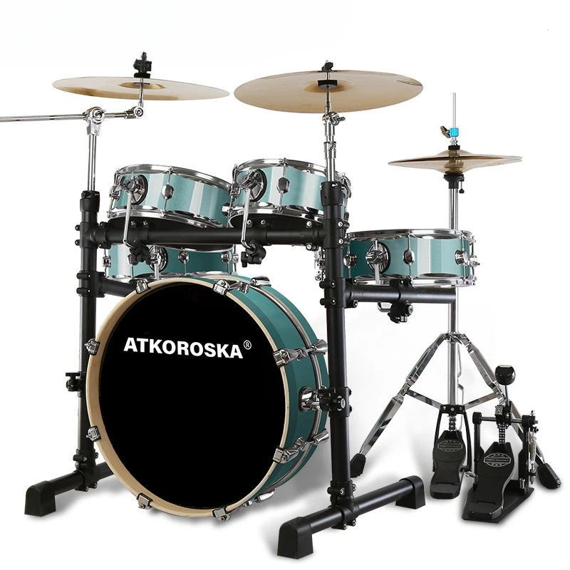 Hooqu Manufacturers Direct Portable Drum Set Can Mute Practice Adult Children Double-sided Practice Test Drum Professional
Hooqu Manufacturers Direct Portable Drum Set Can Mute Practice Adult Children Double-sided Practice Test Drum Professional