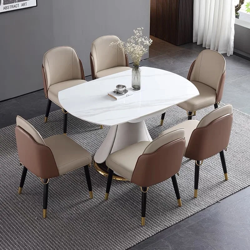 Light luxury slate dining table, Nordic modern minimalism, swivel telescopic folding
Light luxury slate dining table, Nordic modern minimalism, swivel telescopic folding