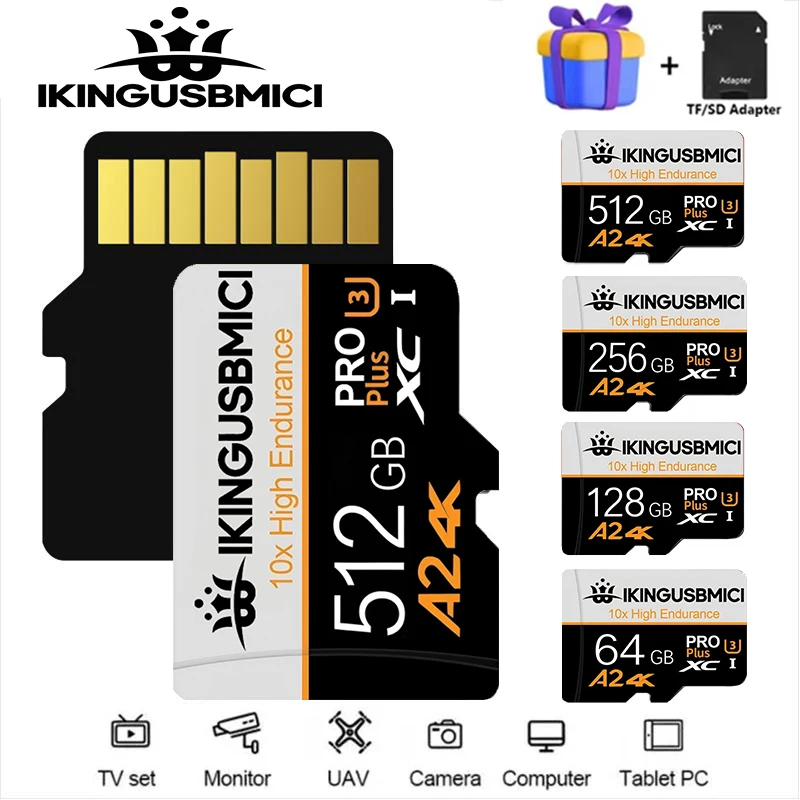 Large Capacity Micro SD Card SD Cards Memory Card TF Cards 64GB 128GB 256GB Dustproof U1 V10 for PC Dash Cam Gaming
Large Capacity Micro SD Card SD Cards Memory Card TF Cards 64GB 128GB 256GB Dustproof U1 V10 for PC Dash Cam Gaming