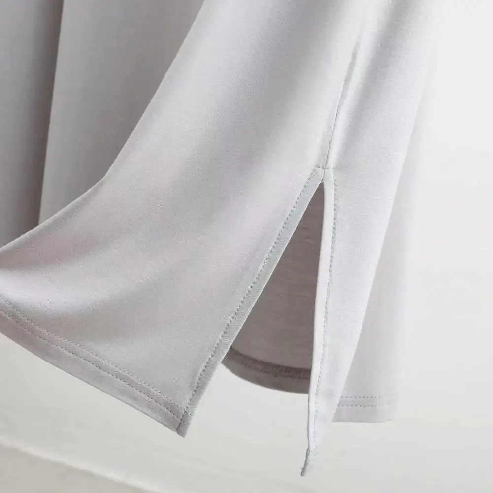 Men Nightgown V-Neck Long Sleeve Soft Modal Fabric Robe Pure Color Loose Fit Casual Sleepwear Home Bedroom Wear
Men Nightgown V-Neck Long Sleeve Soft Modal Fabric Robe Pure Color Loose Fit Casual Sleepwear Home Bedroom Wear