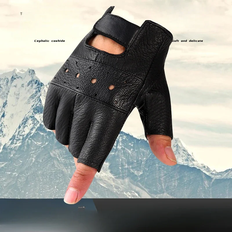Men Half Finger Fingerless Slip - resistant Sheep Leather Gym Fitness Gloves High Quality
Men Half Finger Fingerless Slip - resistant Sheep Leather Gym Fitness Gloves High Quality