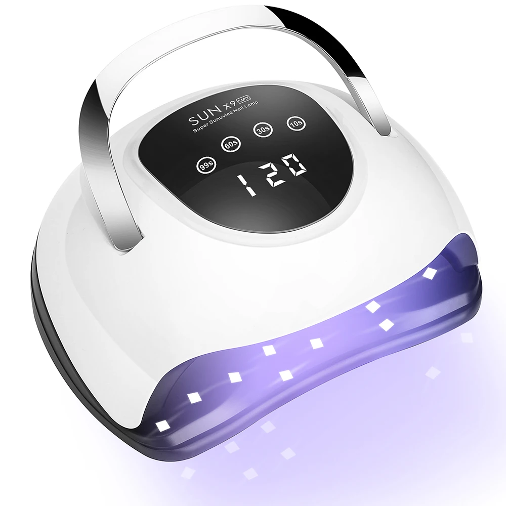 Sun X9 MAX Nail Lamp For UV LED 57 LEDS Drying Lamps With 4 Timer Auto Sensor Equipment for Professional Gel Polish
Sun X9 MAX Nail Lamp For UV LED 57 LEDS Drying Lamps With 4 Timer Auto Sensor Equipment for Professional Gel Polish