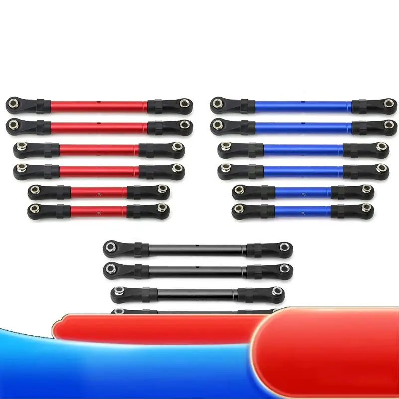 Adjustable Front & Rear Pull Rod Link Tie Rod Steering Rod For Traxxas Hoss/Slash/Rustler 4WD RC Car Upgrade Replacement Black
Adjustable Front & Rear Pull Rod Link Tie Rod Steering Rod For Traxxas Hoss/Slash/Rustler 4WD RC Car Upgrade Replacement Black
