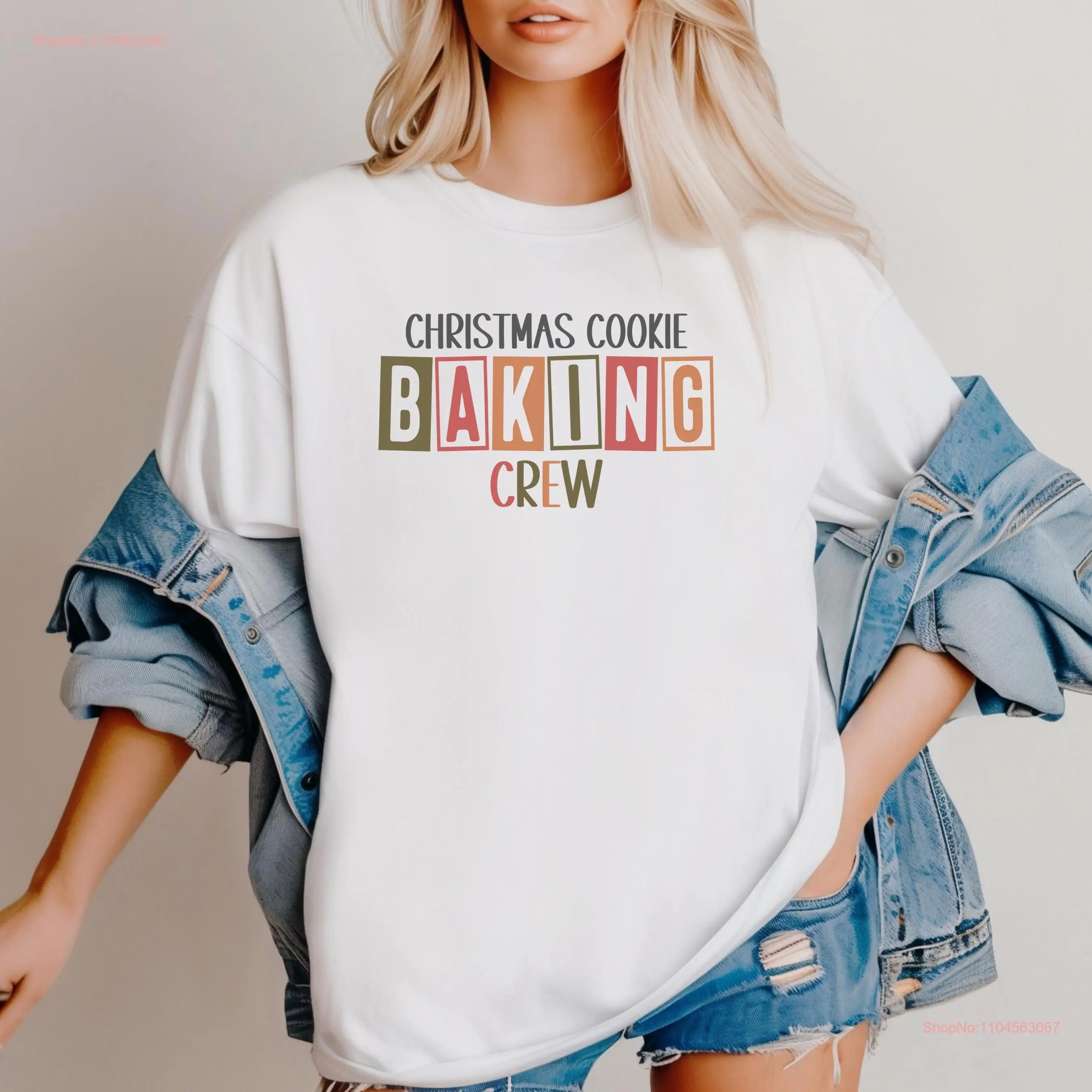 Футболка Cookie Baking Crew Рождественский праздник с длинными или короткими рукавами
Футболка Cookie Baking Crew Рождественский праздник с длинными или короткими рукавами