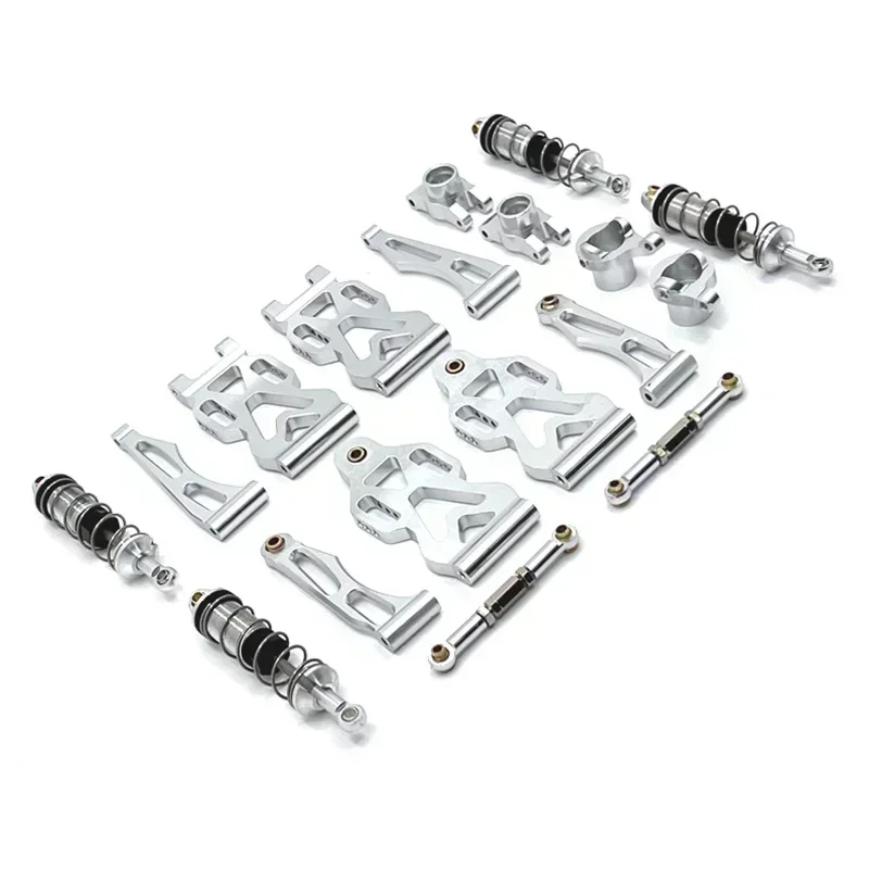 Metal Upgrade Parts Kit Front and Rear Arm Shock Absorber for SCY 16101 16102 16106 16201 JJRC Q130A Q130B Q141 Q117 1/16 RC Car
Metal Upgrade Parts Kit Front and Rear Arm Shock Absorber for SCY 16101 16102 16106 16201 JJRC Q130A Q130B Q141 Q117 1/16 RC Car