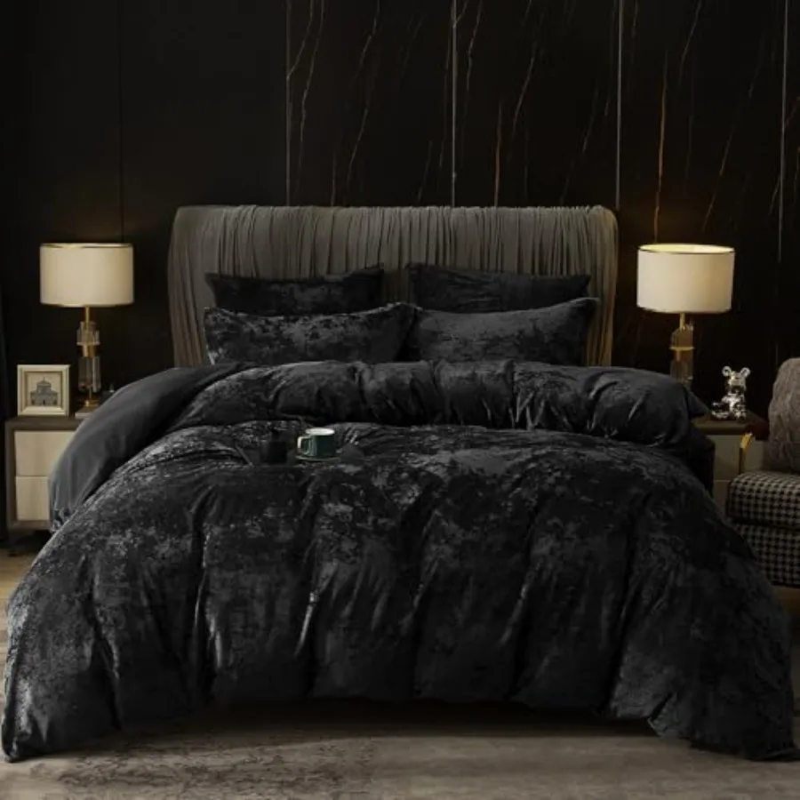 Truly Velvet Duvet Cover Set Size, 3pcs Ultra Soft Breathable Comforter Cover Set, Luxury Cozy Flannel Duvet Cover with Pillow
Truly Velvet Duvet Cover Set Size, 3pcs Ultra Soft Breathable Comforter Cover Set, Luxury Cozy Flannel Duvet Cover with Pillow