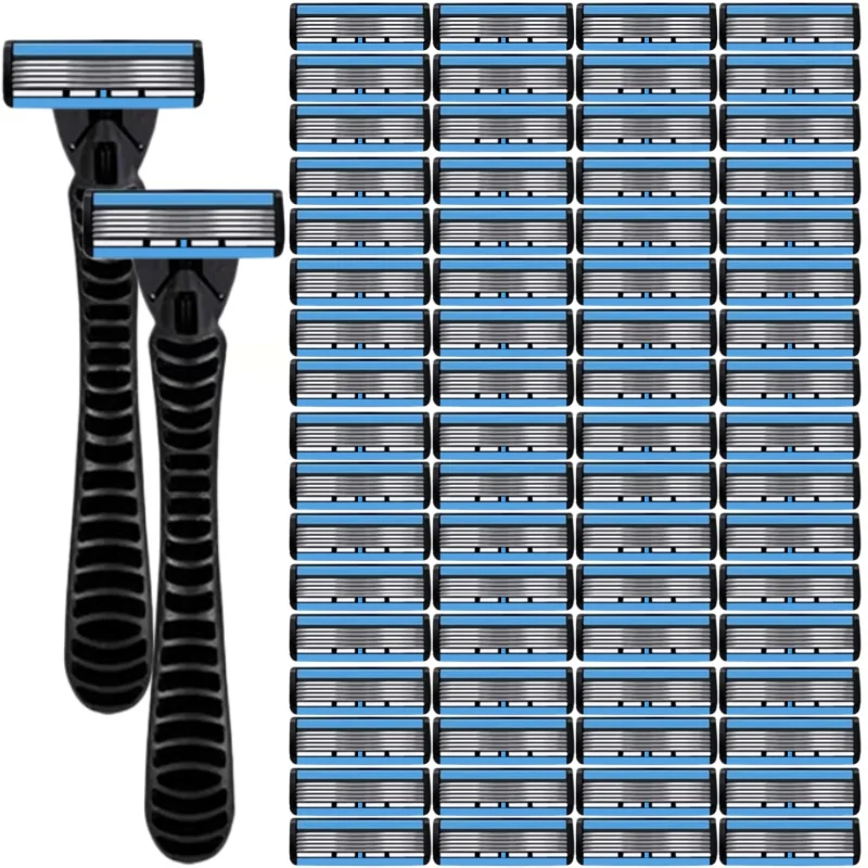 1Handle+3/6/18Blade men's Manual Safety Razor 6 Layer Stainless Steel Shaving/Hair Removal Blade Replaceable blade
1Handle+3/6/18Blade men's Manual Safety Razor 6 Layer Stainless Steel Shaving/Hair Removal Blade Replaceable blade