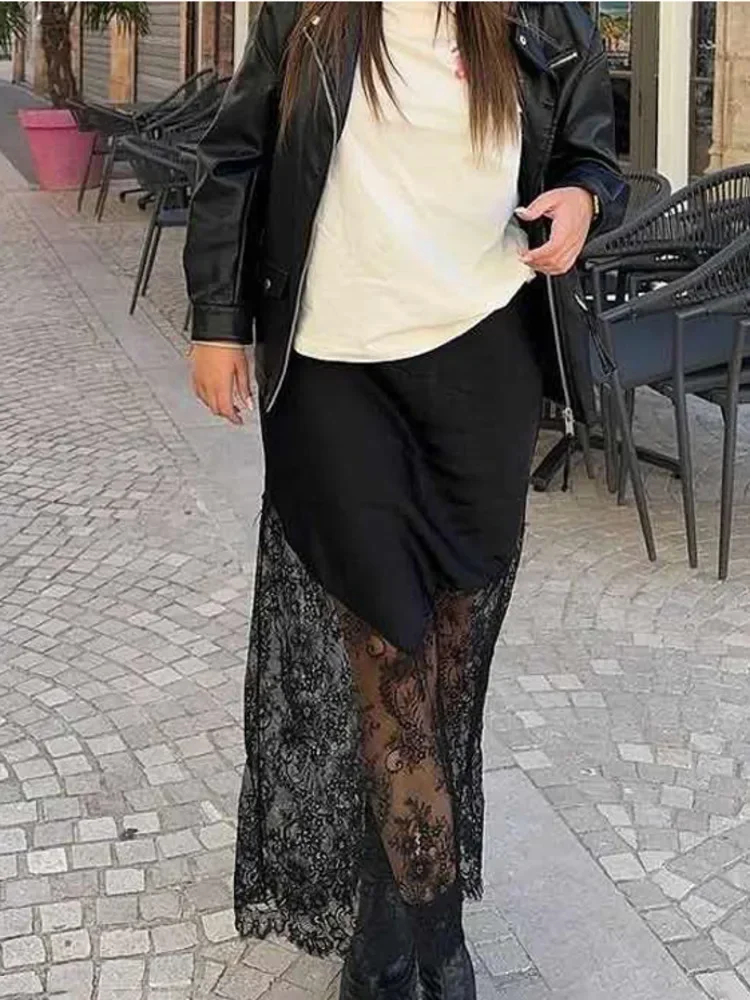 Кружевная юбка-миди с прозрачными вставками для женщин, осенняя элегантная облегающая модная юбка-футляр, сексуальная женская юбка в уличном стиле
Кружевная юбка-миди с прозрачными вставками для женщин, осенняя элегантная облегающая модная юбка-футляр, сексуальная женская юбка в уличном стиле