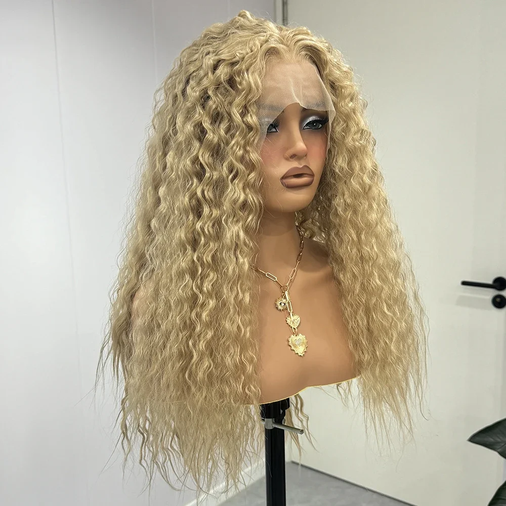 26Inch Long Kinky Curly 180Density Honey Blonde Kinky Curly Glueless Lace Front Wig For Women With Baby Hair Preplucked Daily
26Inch Long Kinky Curly 180Density Honey Blonde Kinky Curly Glueless Lace Front Wig For Women With Baby Hair Preplucked Daily
