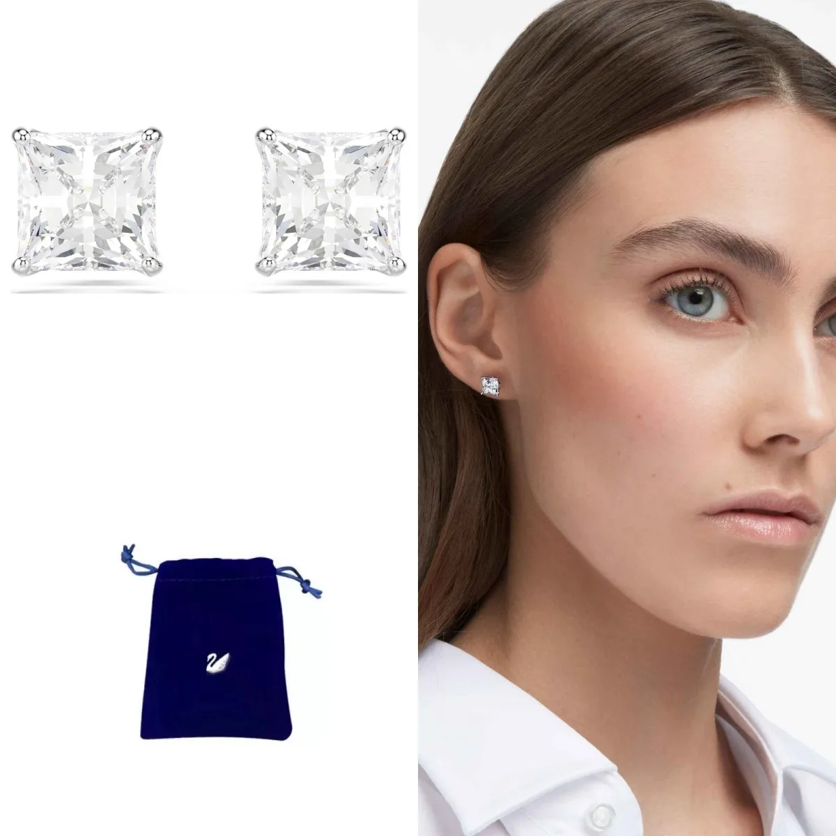 Ultra Mini Crystal Stud Earrings S925 Sterling Silver Simple Party Jewelry
Ultra Mini Crystal Stud Earrings S925 Sterling Silver Simple Party Jewelry