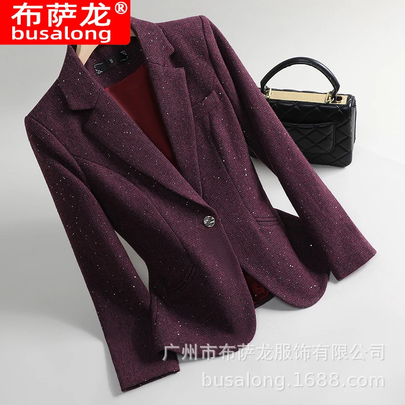 2026New style business blazer for women, long-sleeved professional suit, formal women's jacket, workwear wholesale
2026New style business blazer for women, long-sleeved professional suit, formal women's jacket, workwear wholesale