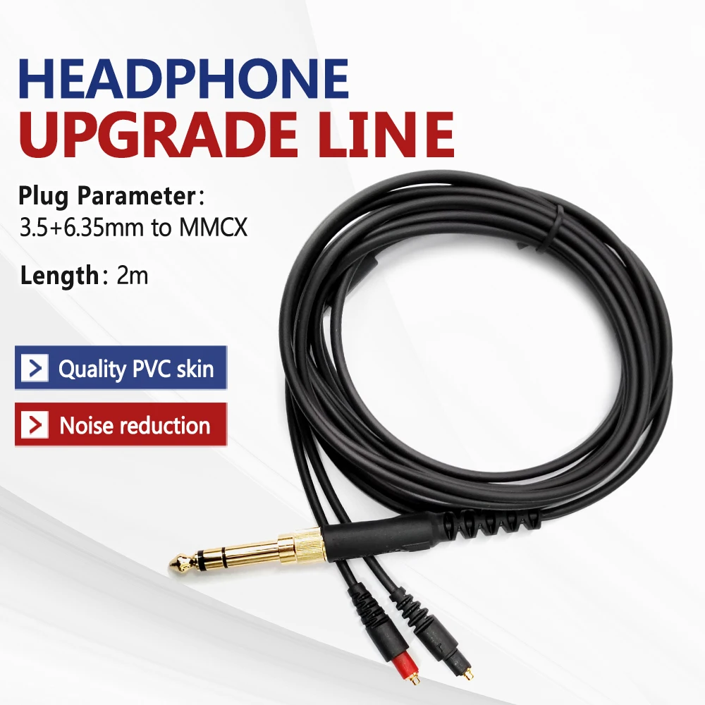 3.5MM + 6.35MM Headphone Upgrade Cable Audio Replacement Cable for SHURE SRH1440 SRH1540 SRH1840
3.5MM + 6.35MM Headphone Upgrade Cable Audio Replacement Cable for SHURE SRH1440 SRH1540 SRH1840