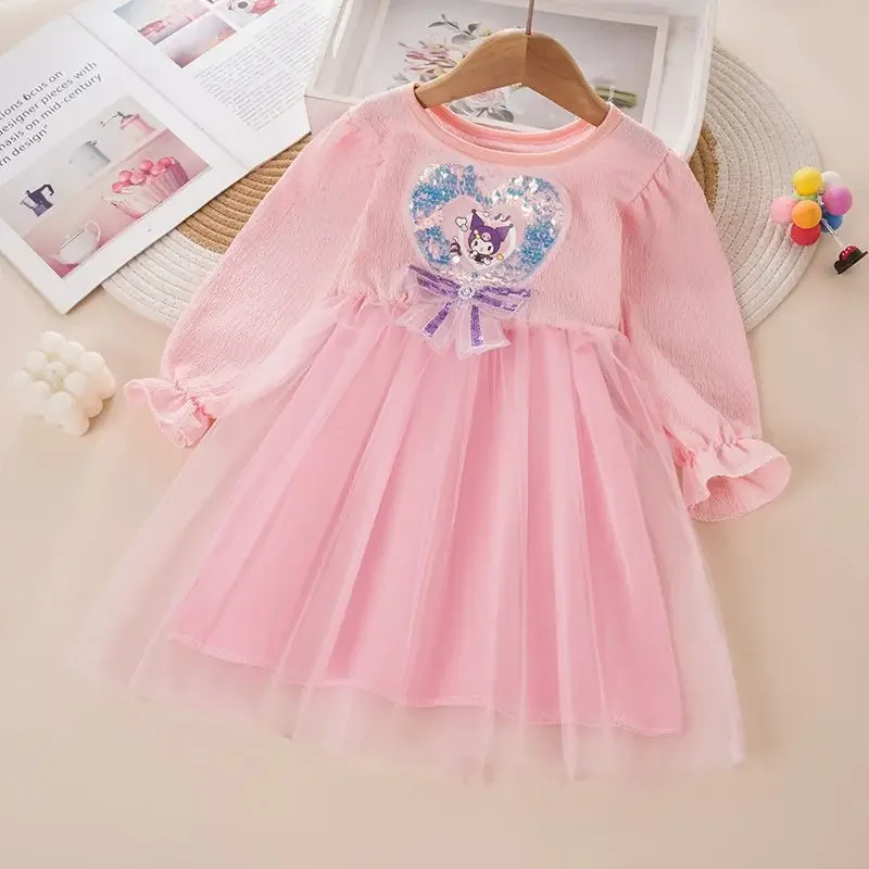 Girly Heart Kawaii Kuromi Anime MINISO Long Sleeve Hooded Dress Cute Cartoon Fashion Shirt Dress Clothing Gifts for Girls
Girly Heart Kawaii Kuromi Anime MINISO Long Sleeve Hooded Dress Cute Cartoon Fashion Shirt Dress Clothing Gifts for Girls