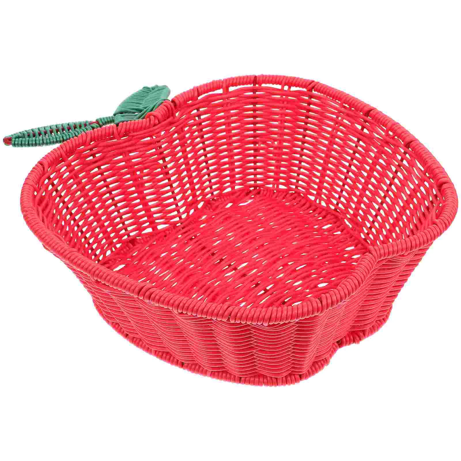 Storage Baskets Apple Fruit Plate Food Imitation Rattan Candy Tray Snacks Woven Party
Storage Baskets Apple Fruit Plate Food Imitation Rattan Candy Tray Snacks Woven Party