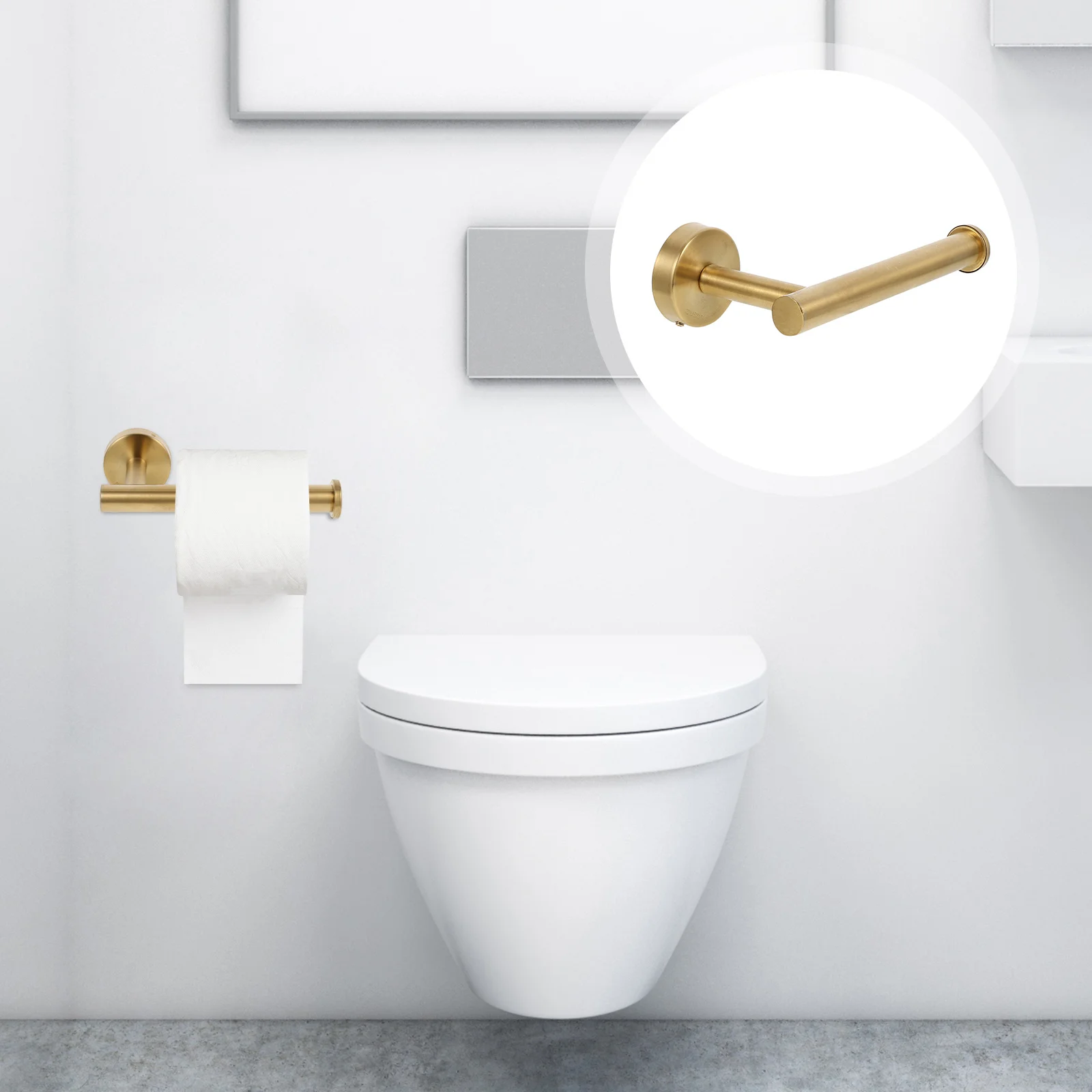 1Set Stainless Steel Tissue Rack Exquisite Workmanship Simple Install Bathroom Kitchen Paper Support Tissue Holder
1Set Stainless Steel Tissue Rack Exquisite Workmanship Simple Install Bathroom Kitchen Paper Support Tissue Holder