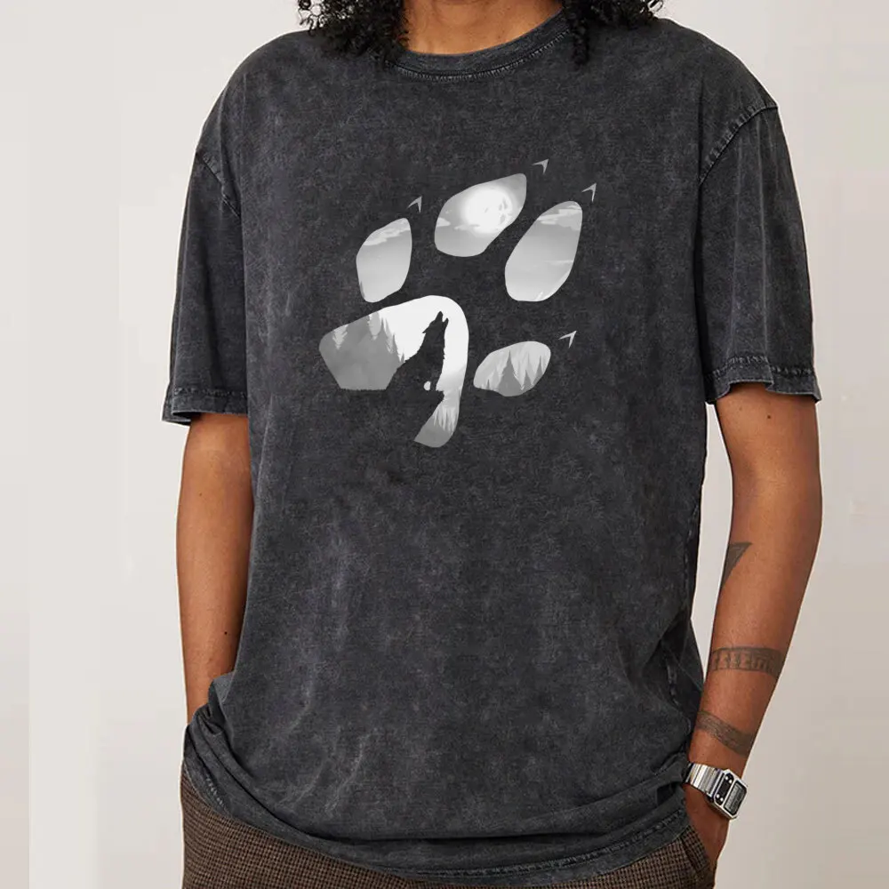 Wolf Paw 100% Cotton Female Short Sleeve Tops Tees Lose Autumn vintage T Shirt Slogan Washed Tee-Shirt Discount Crewneck
Wolf Paw 100% Cotton Female Short Sleeve Tops Tees Lose Autumn vintage T Shirt Slogan Washed Tee-Shirt Discount Crewneck