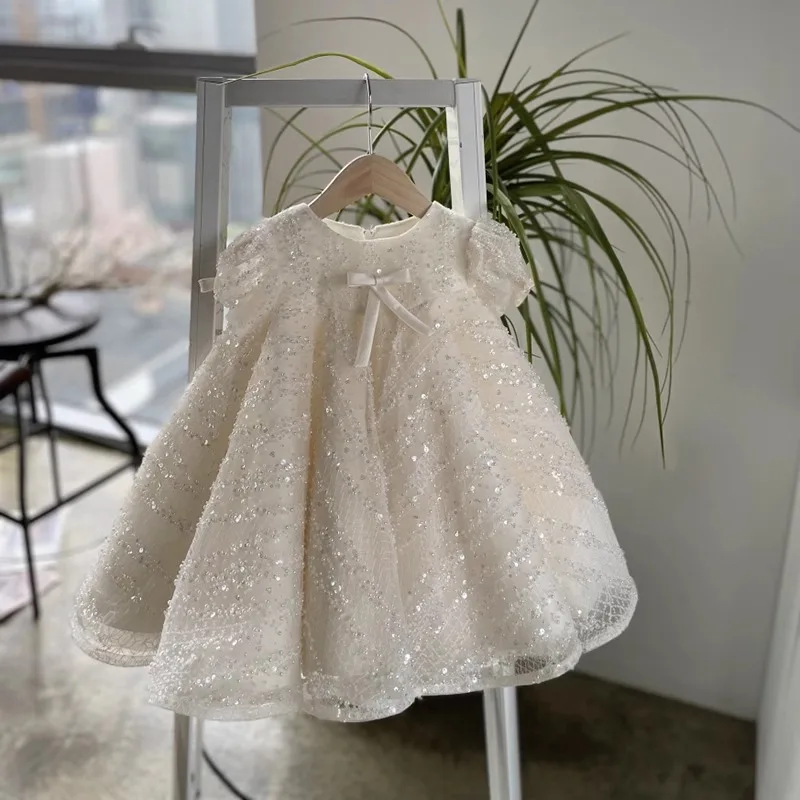Girls' 2025 New Princess Dress - Winter Sequins Korean High Waist Tulle Tutu for Baby 1st Birthday Party Flower Prom Dresses
Girls' 2025 New Princess Dress - Winter Sequins Korean High Waist Tulle Tutu for Baby 1st Birthday Party Flower Prom Dresses