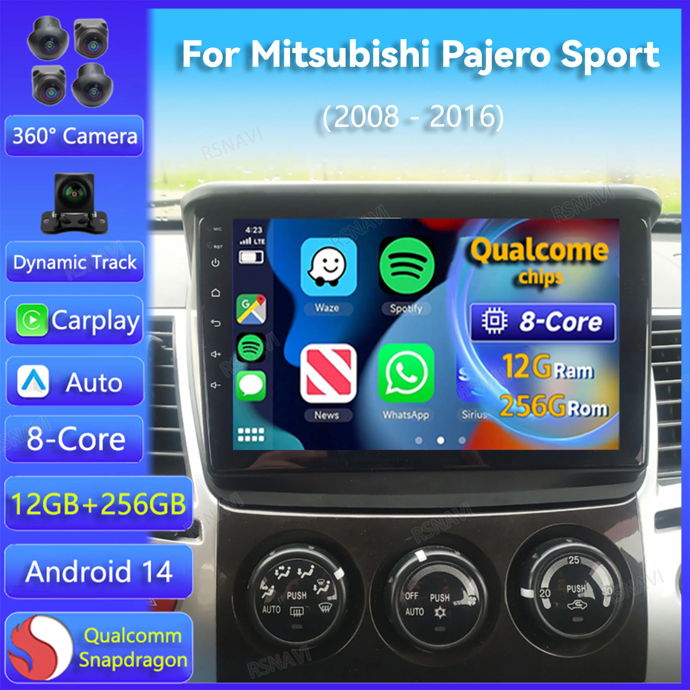Автомобильный радиоприемник Android 14 для Mitsubishi Pajero Sport 2 L200 Triton 2008-2016, автомобильный GPS-навигатор, мультимедийный плеер, стерео
Автомобильный радиоприемник Android 14 для Mitsubishi Pajero Sport 2 L200 Triton 2008-2016, автомобильный GPS-навигатор, мультимедийный плеер, стерео