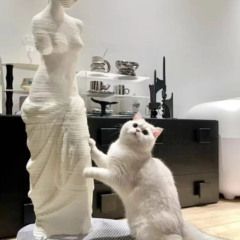 Venus Cat Scratching Board Classical Sculpture Home Decor Art Vertical Cat Scratcher No Shedding Stylish Elegant Cat Furniture
Venus Cat Scratching Board Classical Sculpture Home Decor Art Vertical Cat Scratcher No Shedding Stylish Elegant Cat Furniture