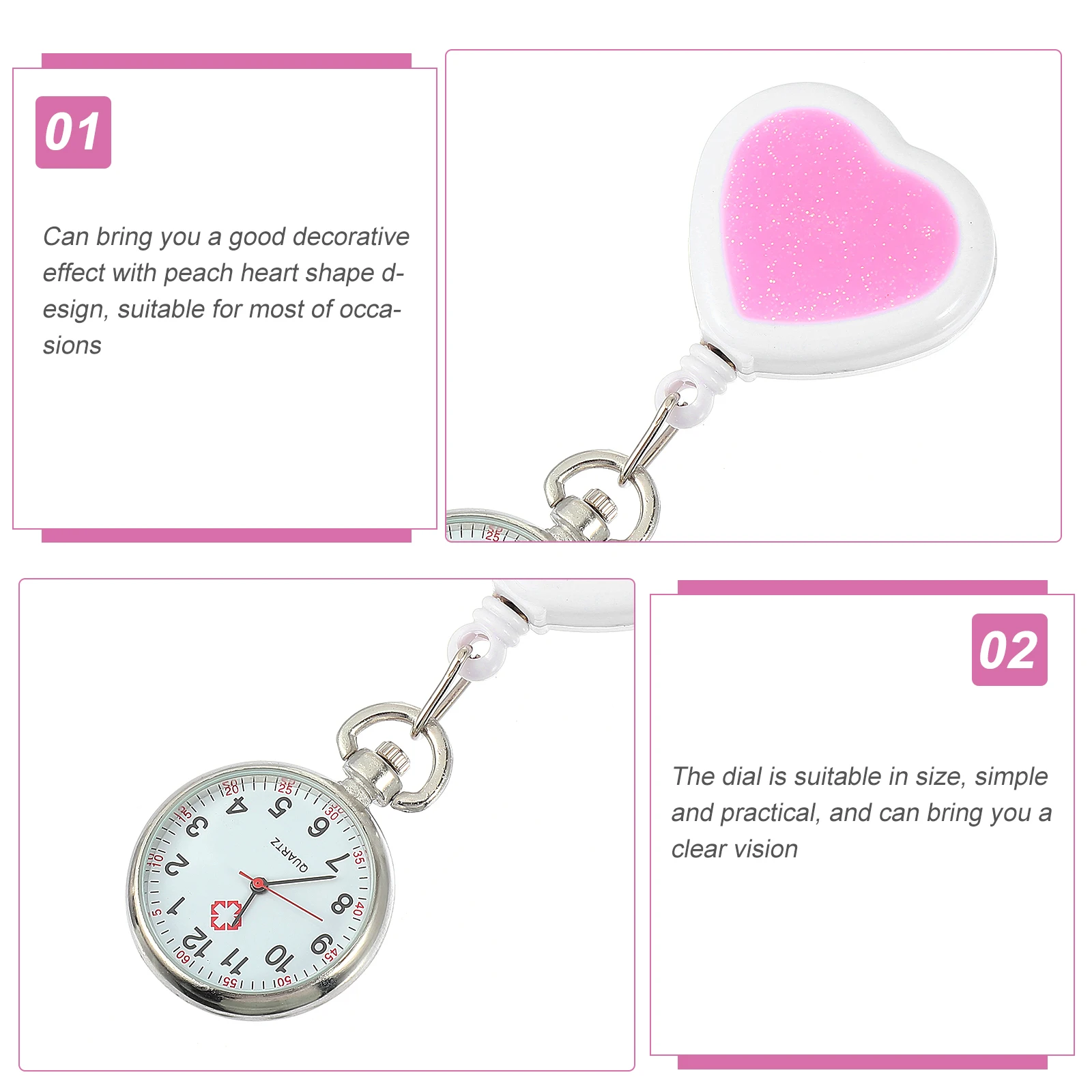 2 Pcs Nursing Chest Watch Quartz Watches Nurse for Nurses Sports Fob Yellow Metal Child 
2 Pcs Nursing Chest Watch Quartz Watches Nurse for Nurses Sports Fob Yellow Metal Child