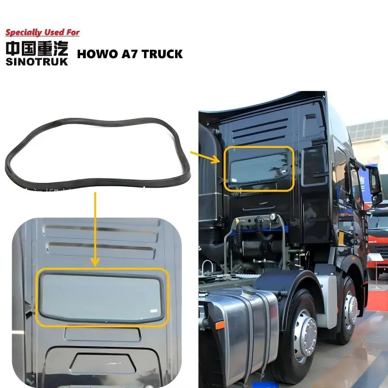 Specially Used For HOWO A7 Truck Cabin Rear Window Glass High Quality Sealing Strip WG1664710050 For Cabin Window Sealing Strip
Specially Used For HOWO A7 Truck Cabin Rear Window Glass High Quality Sealing Strip WG1664710050 For Cabin Window Sealing Strip