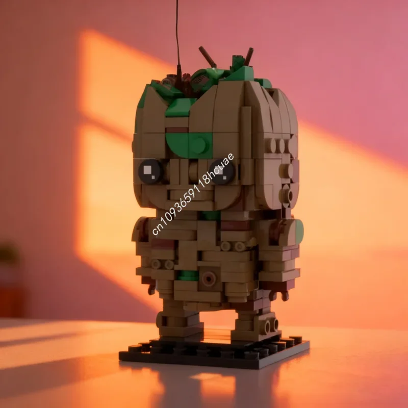 278 деталей MOC Groot Brickheadz: Конструктор «Супергерои» — развивающая игрушка для детей, идеальный подарок на Рождество и День рождения
278 деталей MOC Groot Brickheadz: Конструктор «Супергерои» — развивающая игрушка для детей, идеальный подарок на Рождество и День рождения
