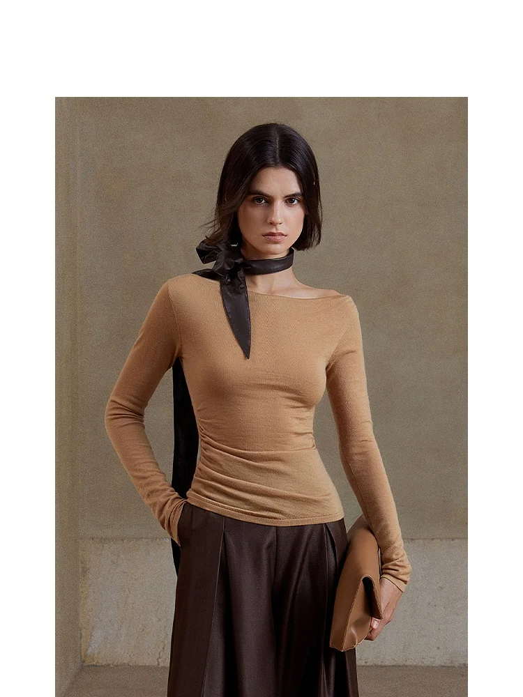 Original AEL Ultrine Spun Pure Wool Women's Sweater 2026 New Sle One-oulder High-End Feeling Commute Sle Knitted Long...
Original AEL Ultrine Spun Pure Wool Women's Sweater 2026 New Sle One-oulder High-End Feeling Commute Sle Knitted Long...