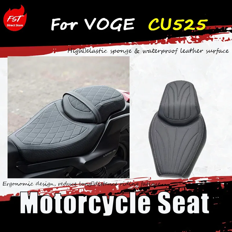 For VOGE CU525, the accessory seat cushion assembly is modified to include thicker, softer and taller separate seat cushions.
For VOGE CU525, the accessory seat cushion assembly is modified to include thicker, softer and taller separate seat cushions.
