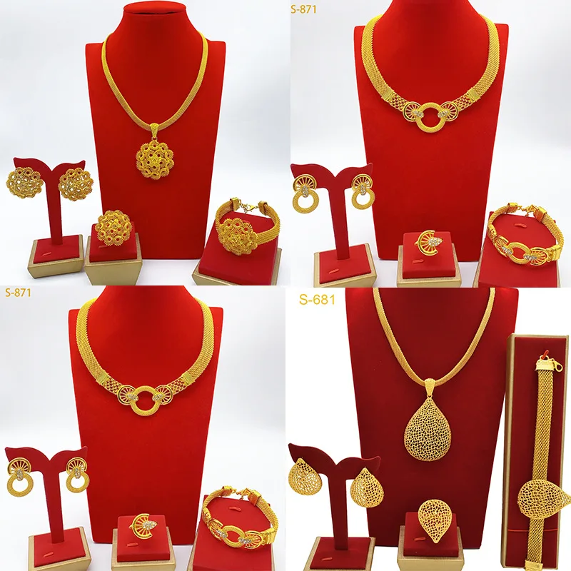 Women's Geometric Noble Temperament Bridal Set 24K Gold AU999 - Exclusive, fine geometry, AU999 guarantee
Women's Geometric Noble Temperament Bridal Set 24K Gold AU999 - Exclusive, fine geometry, AU999 guarantee