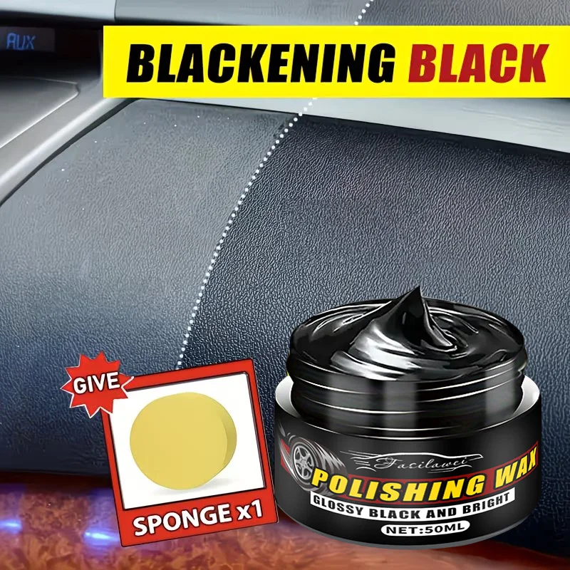 Black Car Interior & Wheel Care Wax Tire Repair Maintenance Paste Plastic Parts Whitening Cream Scratch Repair Long-Lasting Solu
Black Car Interior & Wheel Care Wax Tire Repair Maintenance Paste Plastic Parts Whitening Cream Scratch Repair Long-Lasting Solu