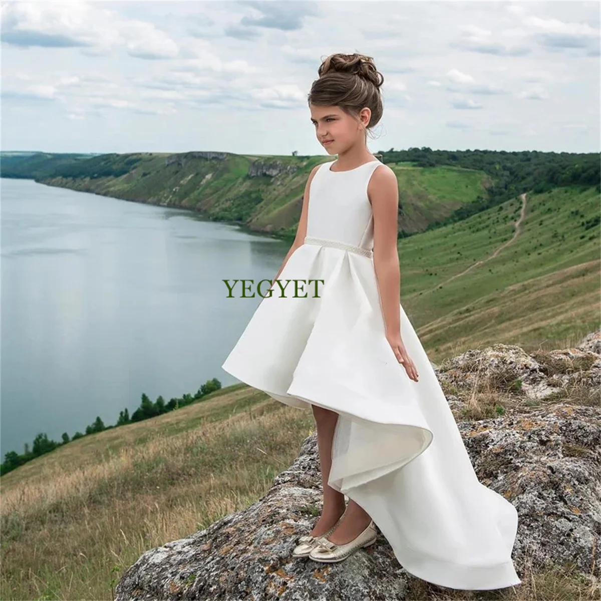 CuBall Gown Flower Girl Dresses Contrasting colors Princess Satin Ball Gown For Kids Birthday Party First Communion Dress Chapel
CuBall Gown Flower Girl Dresses Contrasting colors Princess Satin Ball Gown For Kids Birthday Party First Communion Dress Chapel