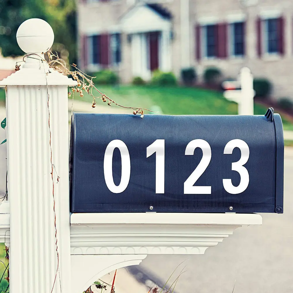 5 Sheets Easy Peel Surface Protective Film Mailbox Number Stickers Reflective Outdoor Decals for Helmets Door Signs Car Trim
5 Sheets Easy Peel Surface Protective Film Mailbox Number Stickers Reflective Outdoor Decals for Helmets Door Signs Car Trim