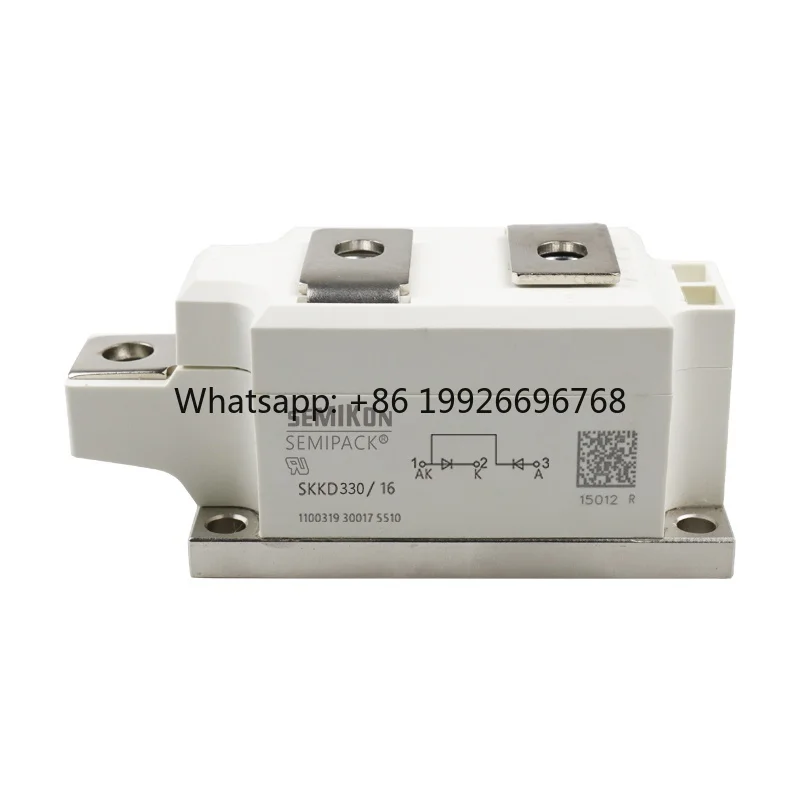 Rectifier SKKD330/16 330A 1600V Diode Rectifier Module SKKD330
Rectifier SKKD330/16 330A 1600V Diode Rectifier Module SKKD330