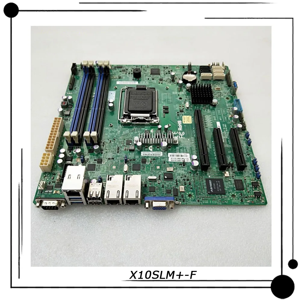 X10SLM+-F For Supermicro Server microATX Motherboard 1150 Intel C224 Support E3-1200 v3/v4 DDR3 PCI-E 3.0 100% Tested Fast Ship
X10SLM+-F For Supermicro Server microATX Motherboard 1150 Intel C224 Support E3-1200 v3/v4 DDR3 PCI-E 3.0 100% Tested Fast Ship