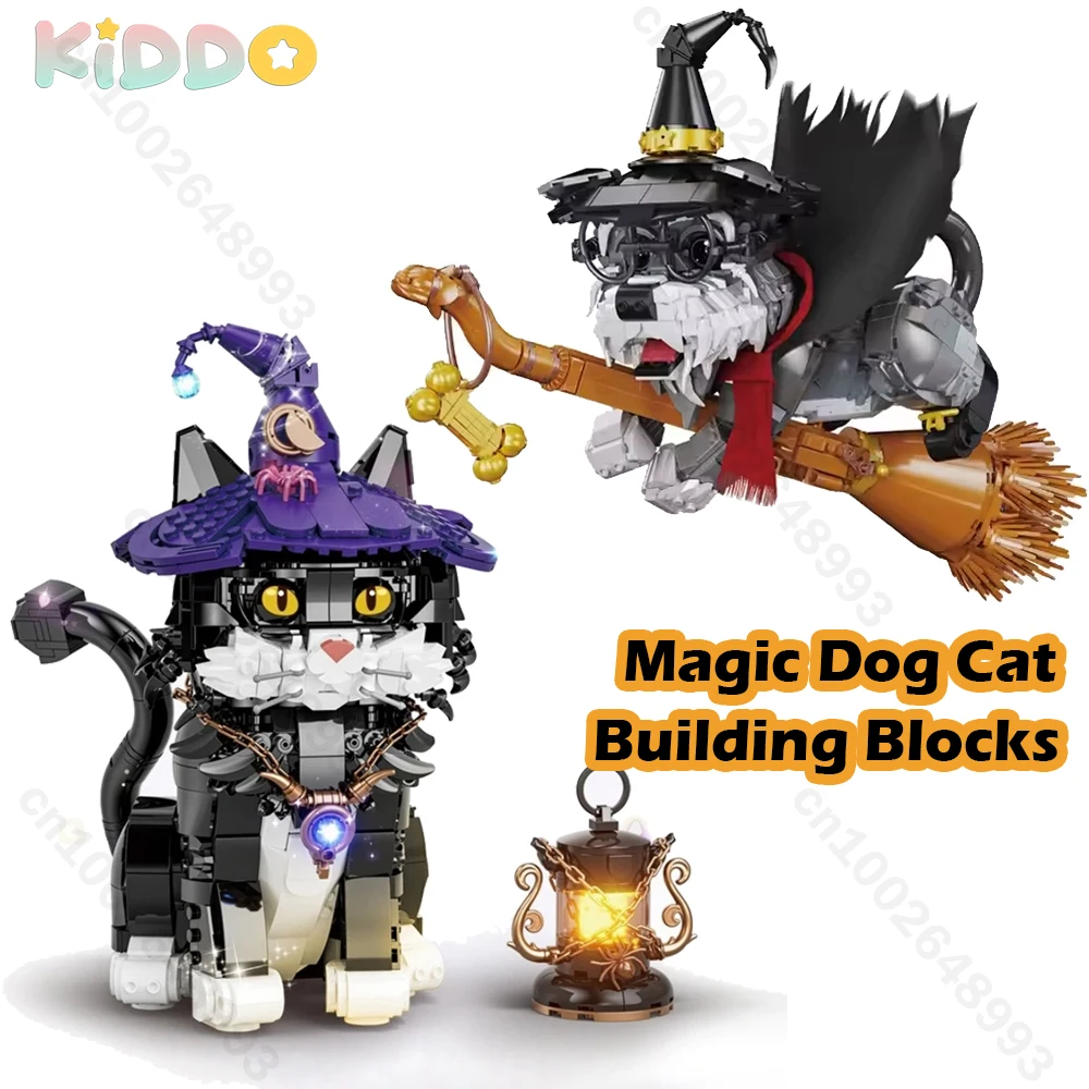Magic Dog Cat Animal Building Blocks Sets Schnauzer Flying Broom Ornaments Bricks Toys DIY Assembly Toys Kids Birthday Gift
Magic Dog Cat Animal Building Blocks Sets Schnauzer Flying Broom Ornaments Bricks Toys DIY Assembly Toys Kids Birthday Gift