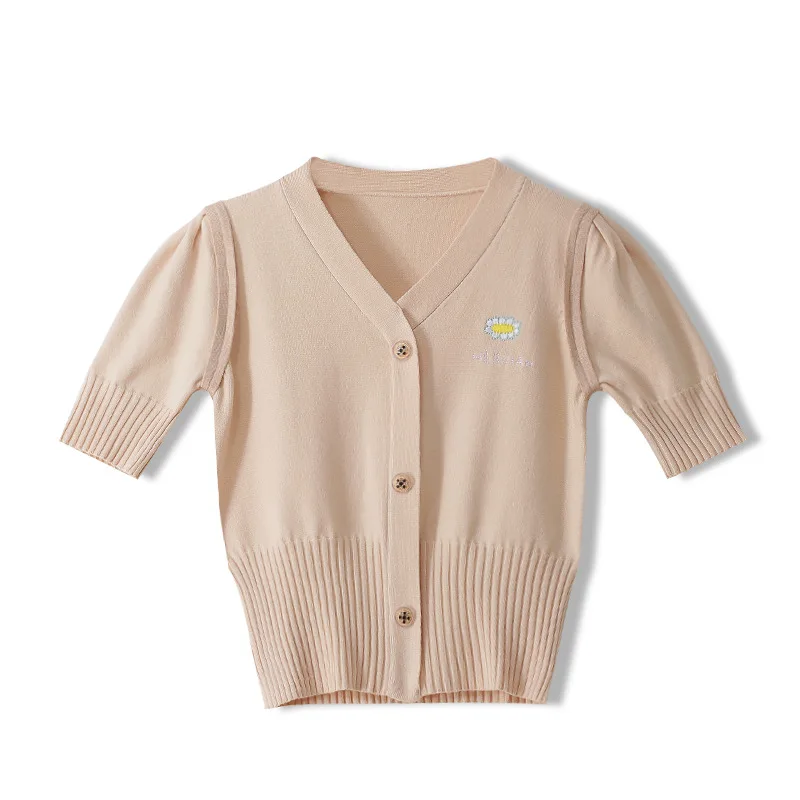 Vintage 2025 Fall New Arrival Retro Five-Quarter Sleeve Knitted Cardigan Women's Yellow Slim Fit Chic Short Top Mohair Wholesale
Vintage 2025 Fall New Arrival Retro Five-Quarter Sleeve Knitted Cardigan Women's Yellow Slim Fit Chic Short Top Mohair Wholesale