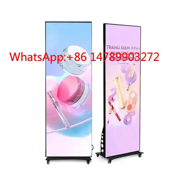 Vertical Full Color LED Poster Screen TV Program Play Mall Advertising Stand
Vertical Full Color LED Poster Screen TV Program Play Mall Advertising Stand