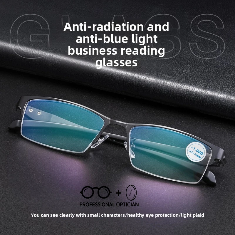 Men's Business Glasses Frame Flower Anti-blue Light Goggles Reading Glasses Anti-radiation Anti-blue Light Reading Glasses
Men's Business Glasses Frame Flower Anti-blue Light Goggles Reading Glasses Anti-radiation Anti-blue Light Reading Glasses