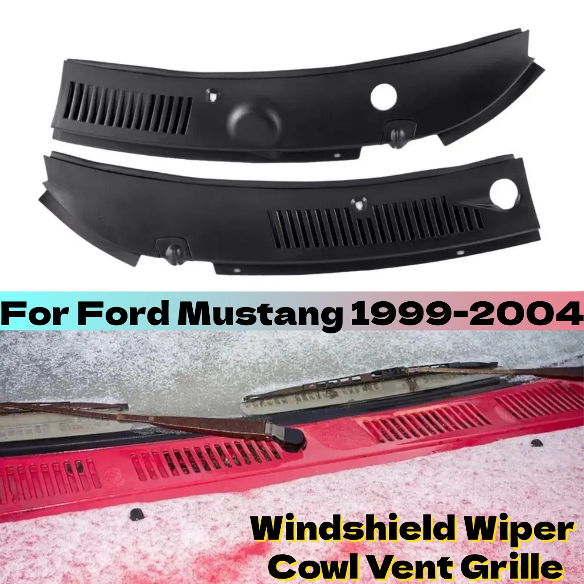 Windshield Wiper Cowl Vent Grille Panel Hood Durable Repair Part For Ford Mustang 1999-2004 Coupe Convertible 3R3Z6302228AAA
Windshield Wiper Cowl Vent Grille Panel Hood Durable Repair Part For Ford Mustang 1999-2004 Coupe Convertible 3R3Z6302228AAA