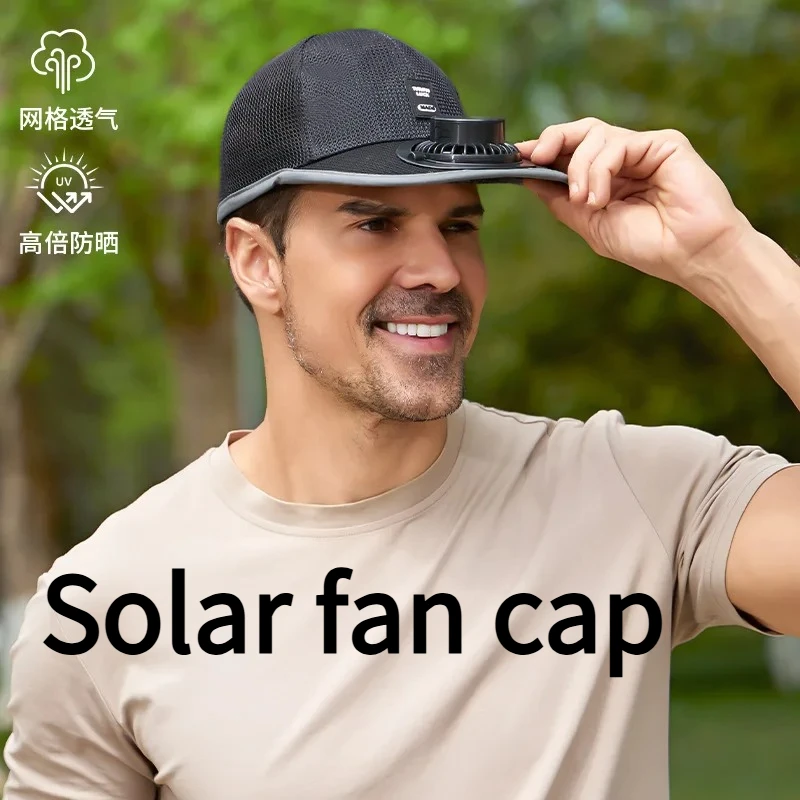 NEW Summer Men's and Women's Solar Charging Fan Cap Outdoor Mesh Sunscreen Breathable Duck Tongue Cap EDC Tool
NEW Summer Men's and Women's Solar Charging Fan Cap Outdoor Mesh Sunscreen Breathable Duck Tongue Cap EDC Tool