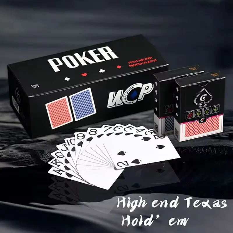 1Deck Premium Double-Sided PVC Poker Cards for Texas Hold'em Professional Grade Waterproof Durable Plastic Playing Cards
1Deck Premium Double-Sided PVC Poker Cards for Texas Hold'em Professional Grade Waterproof Durable Plastic Playing Cards