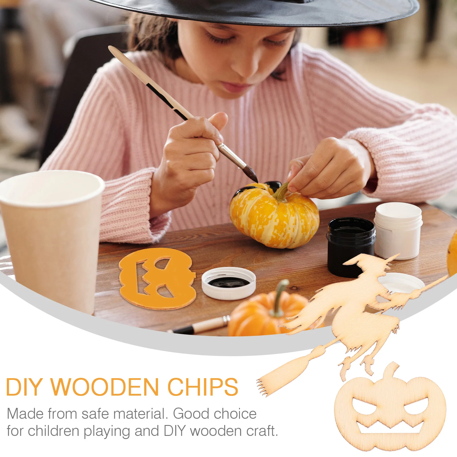 20 Pcs Decorations Pumpkin Witch Wood DIY Cutout Cutouts for Crafts Halloween Supplies Unfinished
20 Pcs Decorations Pumpkin Witch Wood DIY Cutout Cutouts for Crafts Halloween Supplies Unfinished