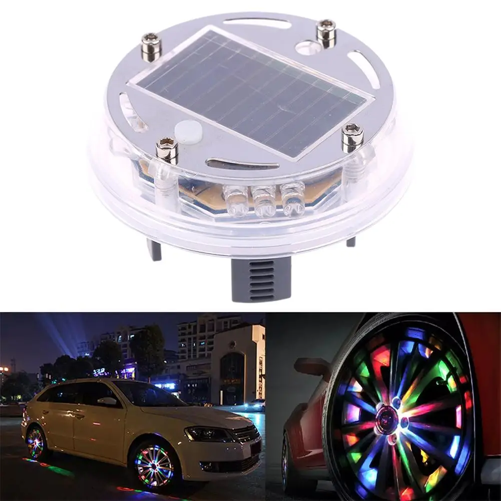 Colorful Waterproof Car Wheel LED Lamp Solar Tire Light Wheels Intelligent Automobile Hub Car Accessories Lights X2Z9
Colorful Waterproof Car Wheel LED Lamp Solar Tire Light Wheels Intelligent Automobile Hub Car Accessories Lights X2Z9